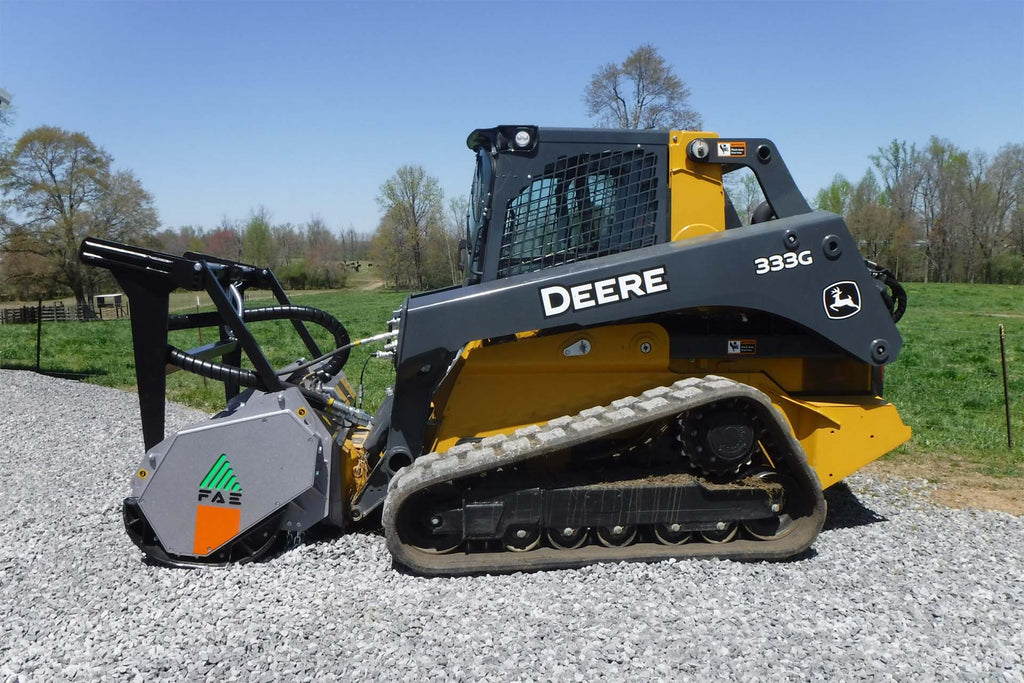 Brush Removal With a Skid Steer Mulcher