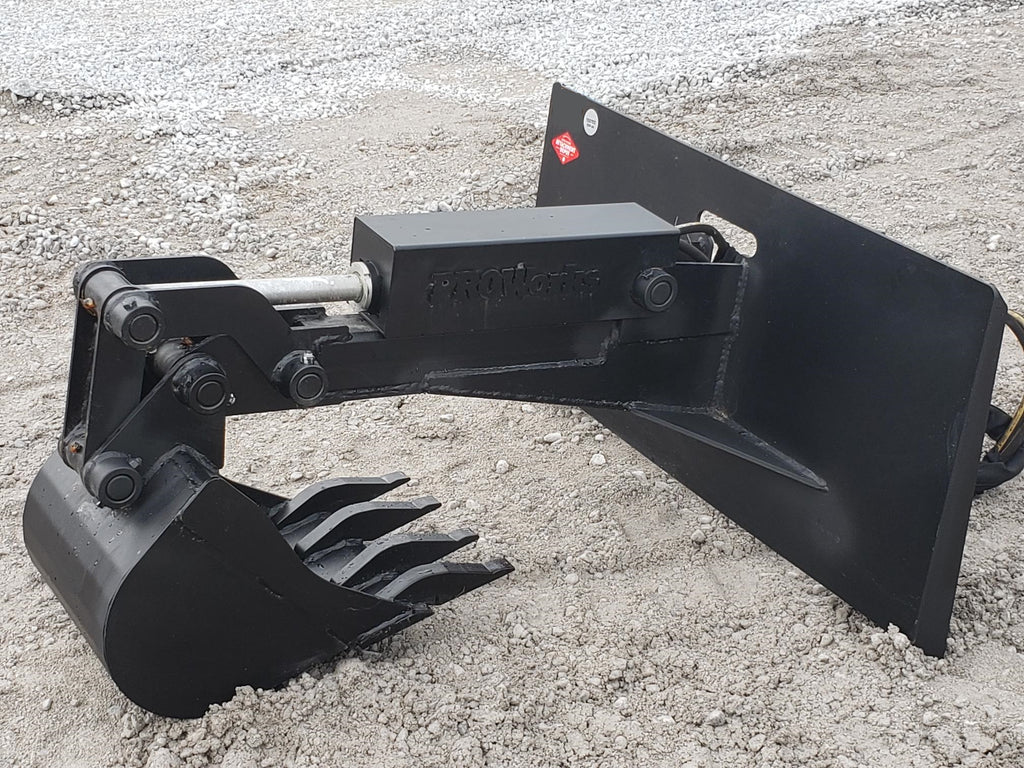 PROWORKS Backhoe Attachment with 12″ Bucket Fits Bobcat MT Mounting System