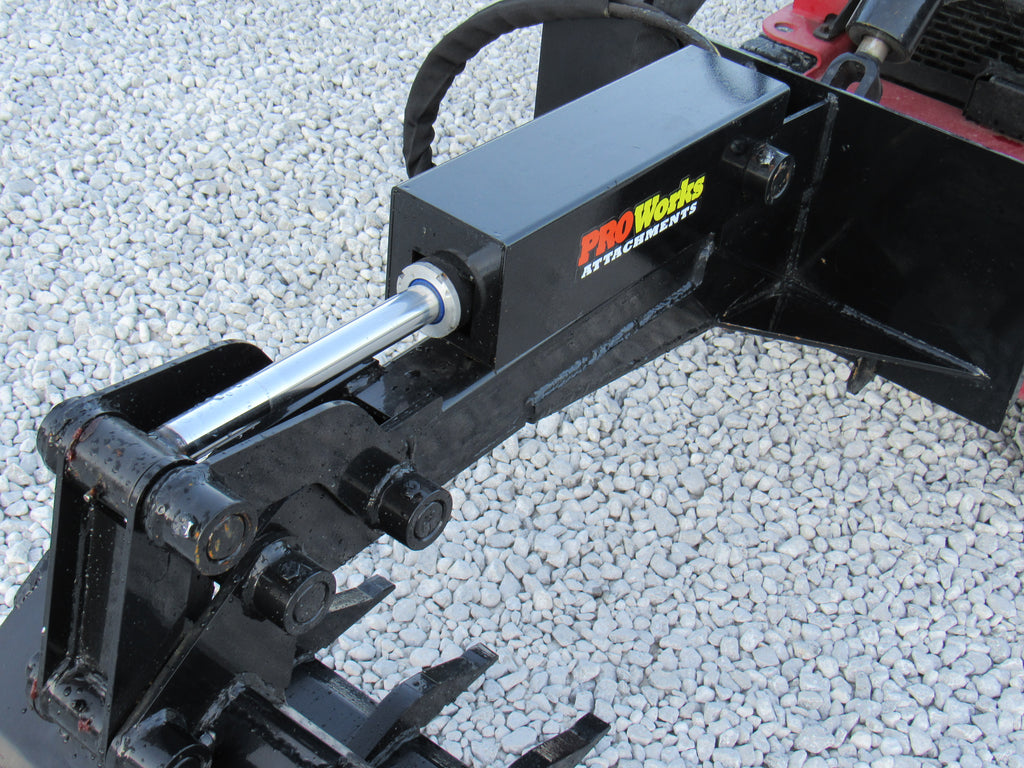 PROWORKS Backhoe Attachment with 12″ Bucket Fits Mini Skid Steer